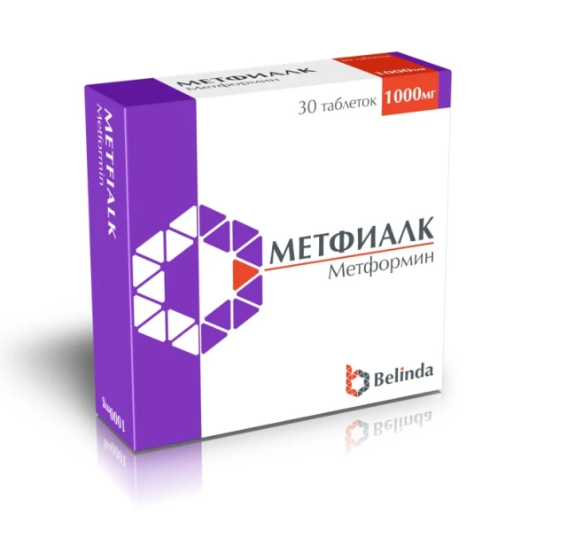 Метфиалк тб 1000мг №30