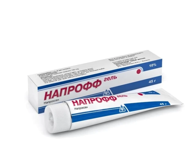 Напрофф гель 10% 45г туба