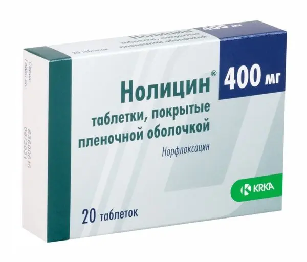 Нолицин тб 400мг №20
