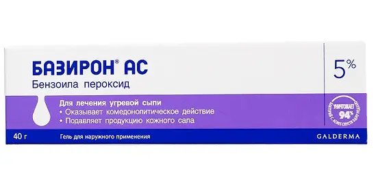 Базирон АС гель 5% 40г