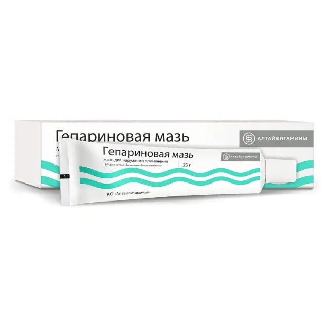 Гепарин мазь 25г туба
