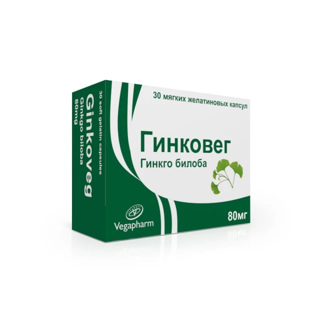Гинковег софт жел капс 80мг №30
